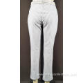 ladie's cotton woven striped long pant